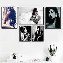 NT400 Горячая классика Amy Winehouse музыка певица звезда поп-плакат PrintsPainting Wall Art Холст Картина декор для гостиной дома комнаты 2024 - купить недорого