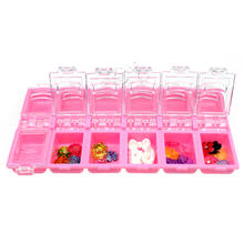 TP Nail Art Storage Case Rhinestone Nail Tips Decorations Container Empty Box Storage Case Gems Accessories Nail Art Tools 2024 - buy cheap