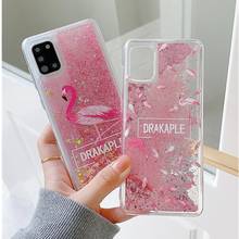 Funda de teléfono líquida de flamenco para Huawei Nova 2 2s 3 3i 4 5 5i 5T 6 7 SE 7i P Smart S Z Plus Pro 2019, fundas de arena movediza con purpurina 2024 - compra barato