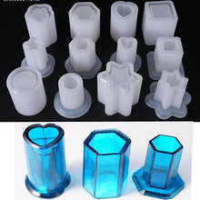 Molde de silicona transparente para guardar palillos de dientes, moldes de resina epoxi para joyería 2024 - compra barato