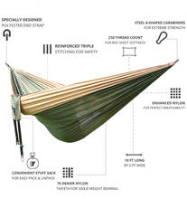 Parachute Hammock Hamak Travel Garden Portable Double-Person Camping Hunting 2-People 2024 - buy cheap