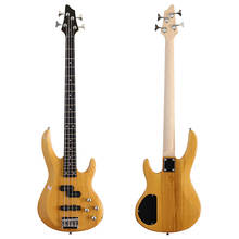 4 Strings Bass Guitar Electric Bass Guitar Okoume Body 43 Inch Wood Guitar Natural Color with Free Bass Bag High Gloss Finish 2024 - buy cheap