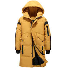 2019 Teens New Winter Men's Down Jacket Stylish Male Down Coat Thick Warm Man Clothing Brand Men's Apparel Warm Parka 1910 2024 - buy cheap