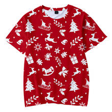 Christmas 3D Printed t shirt Children T-shirts Fashion Summer Short Sleeve Tshirt 2019 Hot Sale Kids Casual Streetwear Clothes 2024 - buy cheap