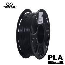 Top Quality Black PLA Filament 3D Printing Material 1.75mm 1KG Spool PLA Plastic for 3D Printer Dimensional Accuracy +/- 0.02mm 2024 - buy cheap