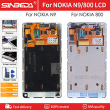 3.9" Original LCD For NOKIA N9 800 LCD Display Touch Screen With Frame Digitizer Assembly Replacement Mobile Phone Repair Parts 2024 - buy cheap