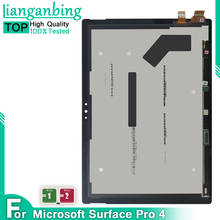 Novo lcd para microsoft surface pro 4 1724 display de tela com placa digitador do painel toque vidro assembléia peças reposição 2024 - compre barato