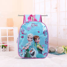 Mochila frozen com desenhos animados, mochila de princesas da disney para crianças, bolsa de jardim de infância, elsa, bolsa de presente para meninos e meninas, livro de armazenamento para estudantes 2024 - compre barato