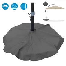 Outdoor Garden Umbrella Stand Cover Weatherproof Oxford Cloth Heavy Duty Canopy Parasol Base Cover Parasol Base Protector 2024 - купить недорого