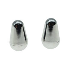 KAISH 2 Pcs Chrome USA ST Guitar 5 Way Switch Tip for Strat Switch Knob Cap fits For Fender 2024 - buy cheap