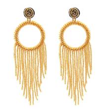 Aretes Handmade Beads Bohemian Long Tassel Earrings Dangle Earrings For Women Statement Earrings Big Jewelry Brincos 2020 2024 - buy cheap