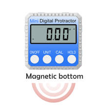 360 graus mini digital inclinômetro nível eletrônico transferidor ângulo régua medidor de medição localizador com ímã venda quente 2024 - compre barato