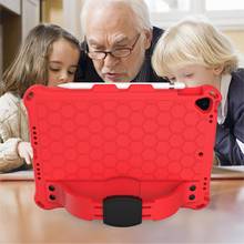 Honeycomb Stand Handle Kids Case For IPad 8 2020 Pro 10.5 Air 3 Cover For IPad 7th 10.2 2019 A2200 A2198 A2232 Strap Case #S 2024 - buy cheap