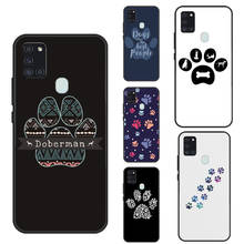 Dog foot print Paw Colorful Pattern Case For Samsung A52 A72 A32 A12 A51 A71 A11 A31 A01 A02S A40 A50 A70 A20e A21S Back Cover 2024 - buy cheap