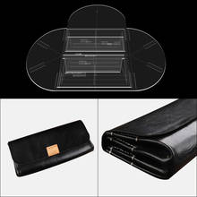 Durable Acrylic Wallet Leather Template DIY Leathercraft Long Zip Wallet Purse Stencil Sewing Pattern 23*11*3cm 2024 - buy cheap