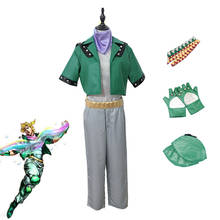 Fantasia de jojo's bizarre adventure cesto, traje unissex para cosplay de anteno, uniforme de carnaval, halloween 2024 - compre barato