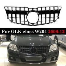 X204 GTR GT гриль автомобильный передний бампер решетка для Mercedes для Benz GLK Class X204 GLK250 GLK300 GLK350 предлицевая сторона 2009-2012 2024 - купить недорого