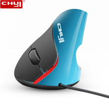 CHYI Vertical Ergonomic Mouse USB Wired Mause 1600DPI Office Right Hand PC Gamer Optical Gaming Mice Wrist Healing For Laptop 2024 - buy cheap