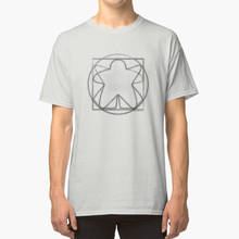 Vitruvian Meeple T - Shirt Meeple Boardgames Eurogame Game Design 2024 - buy cheap