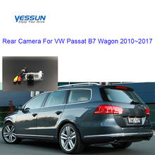 Yessun License plate camera For Volkswagen Passat B7 Wagon 2010~2017 Rear View camera Parking camera 2024 - buy cheap