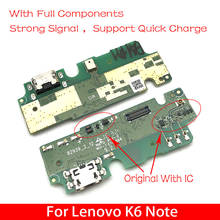 USB Charging Port Flex Ribbon For Lenovo K6 Note K6Note K53a48 Dock Charger Connector Plug Board With Microphone 2024 - buy cheap