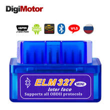 Scaner-Diagnóstico de coches ELM327 v2.1, multimarca OBD2, compatible con Bluetooth, Android, ODBII 2024 - compra barato