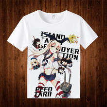 Camiseta de colección Kantai para hombres y mujeres, disfraz de Anime, yuudachi 2024 - compra barato