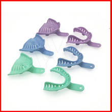 6Pcs Colorful Dental Impression Trays Plastic Materials Teeth Holder 2024 - buy cheap