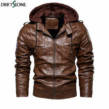 Men Winter Thick Warm PU Leather Jacket Pilot Hoodie Casual Motorcycle Coats Military Tactical Bomber Jacket 2024 - buy cheap