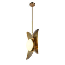 Design moderno lustre de ouro ac110v 220v conduziu luzes da barra da sala jantar hanglamp 2024 - compre barato