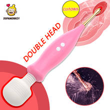 Estimulador de clitóris para mulheres, vibrador dopamonkey, ponto g, massagem orgasmo, duas funções, brinquedos sexuais para adultos, produto vibrador 2024 - compre barato