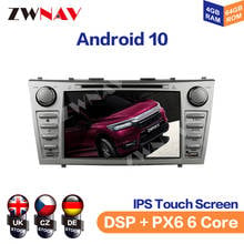 Navegação gps do jogador dos multimédios do núcleo do andróide 10 octa do reprodutor de dvd do carro de dsp para a unidade principal estereofônica do rádio do automóvel de toyota camry 2007-2011 2024 - compre barato