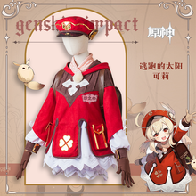 [Personalizar] anime genshin impacto klee keli cosplay traje lolita vestido lindo uniforme terno de halloween para mulher roupa nova 2020 2024 - compre barato