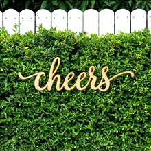 Wood Sign Art, Script Cheers Wood Sign-Wooden Cheers, Cheers Sign,  Wood Wedding Decor, Cursive Cheers,Laser Cut Wood Sign, Even 2024 - buy cheap