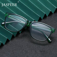 JASPEER Vintage Rectangle Glasses Frames Women Brand Designer Vintage Transparent Eyeglasses Frame Men Eyewear 2024 - buy cheap