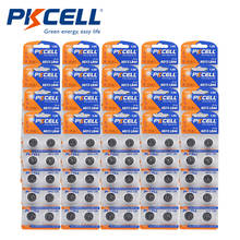 200 x G13 20 карт термометр батареи PKCELL 1,5 в AG13 357A A76 303 LR44 SR44SW SP76 L1154 щелочная батарея 2024 - купить недорого