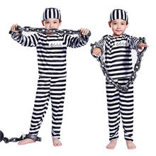 Disfraz de pirata a rayas para niños, disfraz de Horror, Carnaval, Halloween, fiesta, ropa de bebé, juego de rol, Zombie 2024 - compra barato