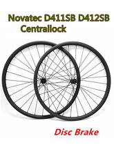 700c Wheelset Wheels 30x24mm Clincher Bike Carbon Rims Novatec D411SB D412SB 100X12 142X12 Centrallock Disc Road Bicycle Wheels 2024 - buy cheap