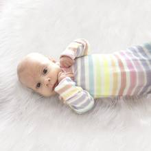 Носки для новорожденных из мягкой молочной ткани спальный мешок Детская фотография для пеленания девочек милое одеяло для новорожденных спальный мешок пеленать Обёрточная бумага + оголовье, набор 2024 - купить недорого