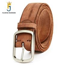FAJARINA Top Quality Retro Styles Belts 100% Real Pure Cow Skin Leather Pin Buckle Belts for Male Jean Accessories N17FJ758 2024 - buy cheap
