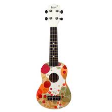 Basswood Ukulele Wood Ukuleles for Beginner Soprano Ukulele Starter Kid Guitar Hawaii Guitar 21 Inch Colorful Bubbles Kids Uke 2024 - buy cheap
