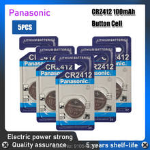 Batería 100% Original para Panasonic CR2412, 3V, botón de litio para reloj, controlador de coche LEXUS, 5 uds. 2024 - compra barato