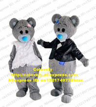 Conjunto de oso de peluche para adultos, traje de Mascota de muñeco de Talismán, traje divertido de personaje de dibujos animados, celebración de empresa, zz9532 2024 - compra barato