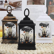 Halloween Retro Candle Wind Lantern Pumpkin Led Light Holiday Gift Decoration Party Bar Christmas Pendant Ghost Festival Lights 2024 - buy cheap
