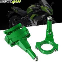 Amortiguador de aluminio para motocicleta kawasaki ninja 400, Control de seguridad, estabilizador de dirección, para kawasaki ninja 400, Z400, 2018, 2019, ZX-4R 2024 - compra barato