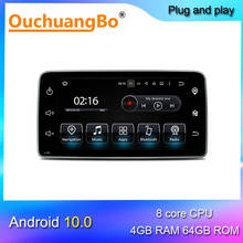 Ouchuangbo-radio con gps para coche, dispositivo con android 10, grabadora de navegación, estéreo, unidad principal, 4GB, 64GB, 9 pulgadas, para Benz smart Fortwo 2015-2018, 1024x600 2024 - compra barato