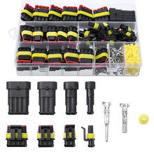 26pcs/box Electrical Wire Connector 1/2/3/4 Pins IP68 Waterproof Car Wire Cable Plug Connectors 12A Crimp Terminal Car Fuse Kits 2024 - buy cheap