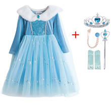 Vestido de lentejuelas de Pascua para niñas, ropa de manga larga para fiesta de carnaval, Princesa, talla de 3 a 10 años 2024 - compra barato