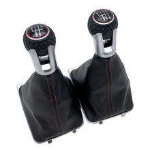 Gear Shift Knob Lever Shifter Gaiter Boot Cover Case Collar For VW Volkswagen Golf 7 MK7 GTI GTD 2013 2014 2015 2016 2017 2018 2024 - buy cheap