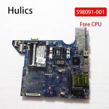 Hulics Original 598091-001 For HP laptop mainboard DV4 DV4-2100 598091 laptop motherboard free CPU 2024 - buy cheap